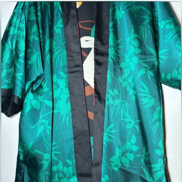 Chicos Nature Print reversible  Kimono size XXS-XS - Picture 8 of 11